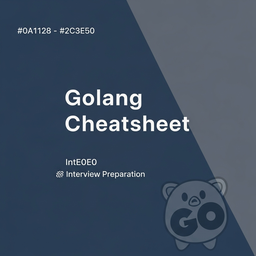 Golang Programming Cheat Sheet