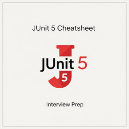 JUnit Interview Cheat Sheet