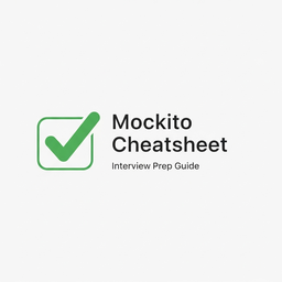 Mockito Interview Cheat Sheet