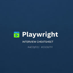 Playwright Interview Cheat Sheet