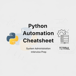 Python System Administration Automation Cheat Sheet